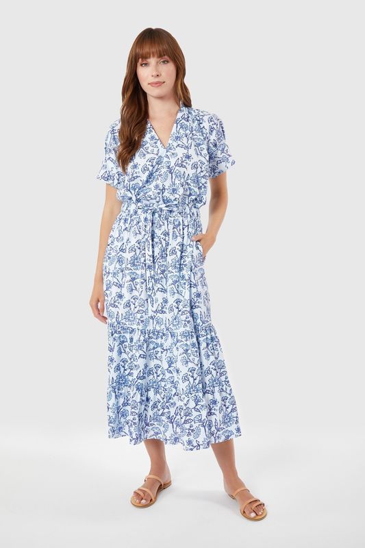 Merritt Top in Jacobean Floral