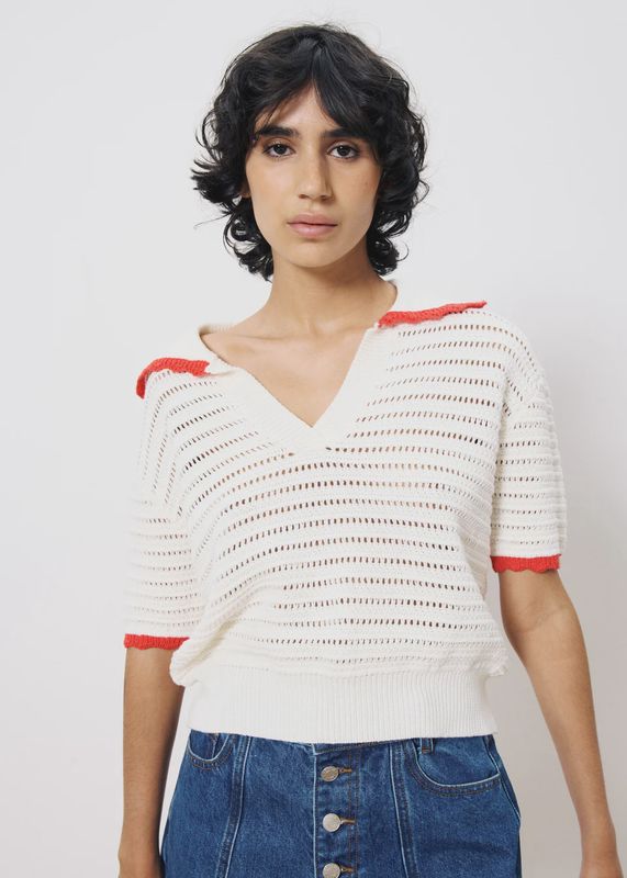 Caina Cream Sweater