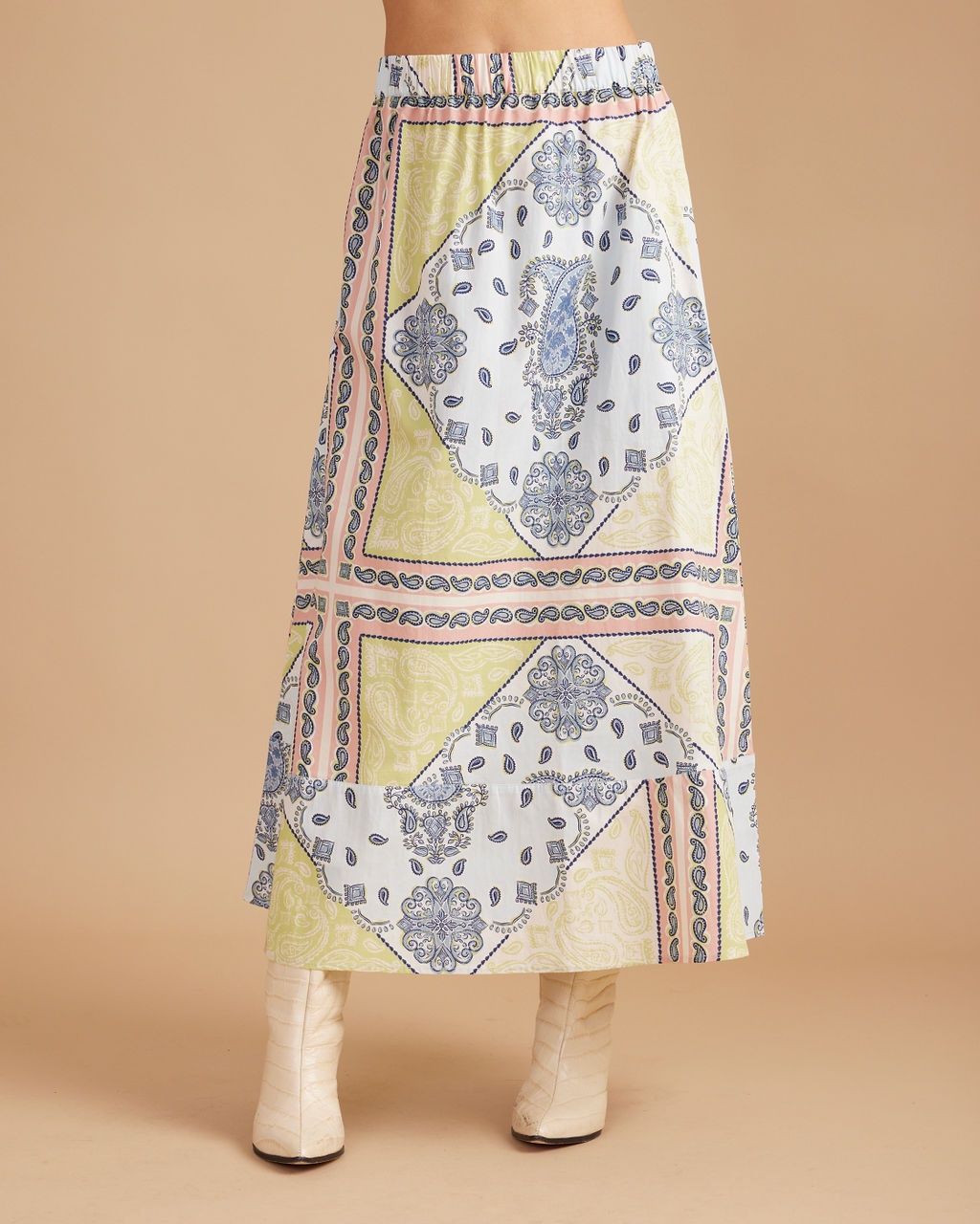Marisol Skirt in Apple Bandana, Size: XS