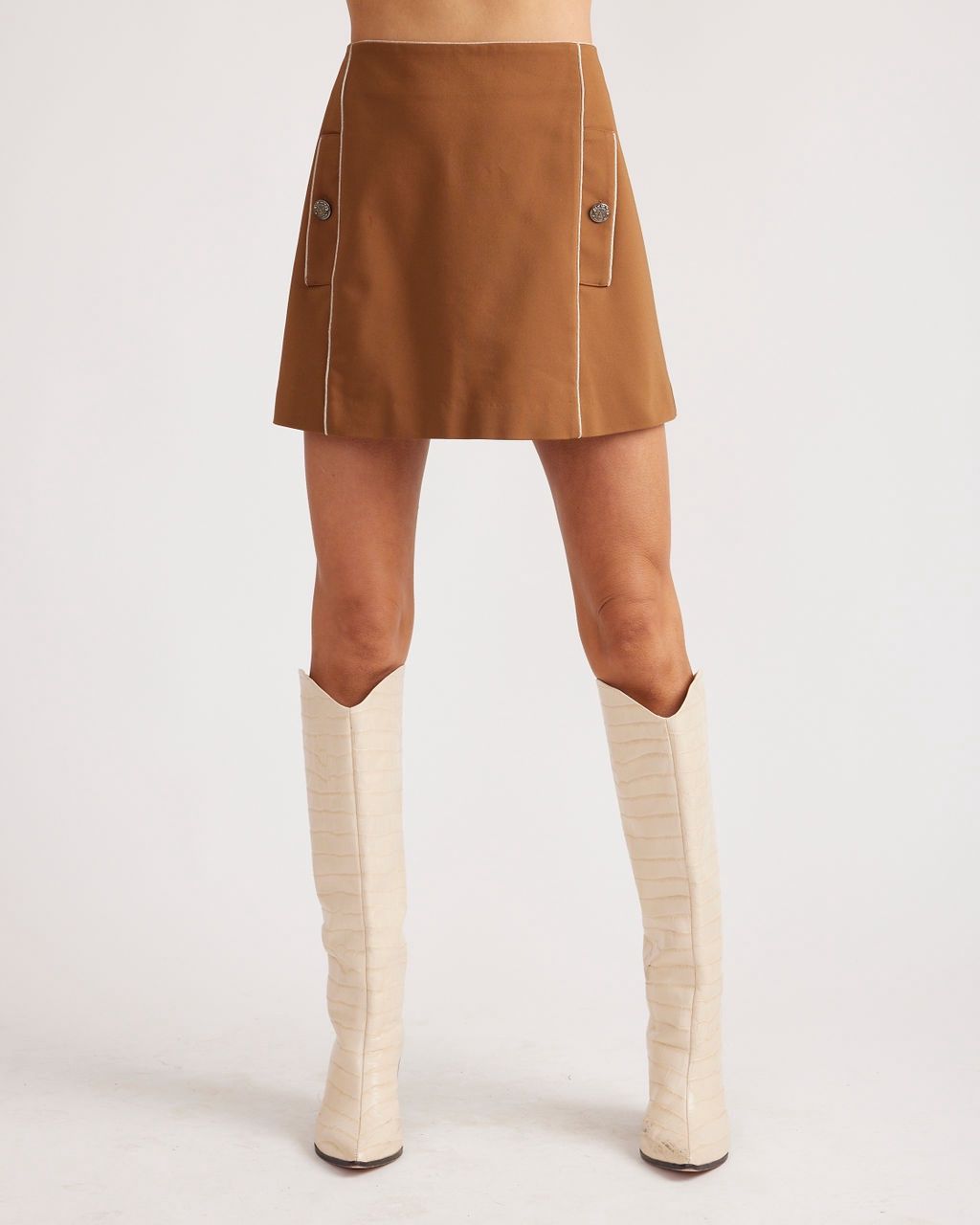 Tobie Skirt in Toffee, Size: XS