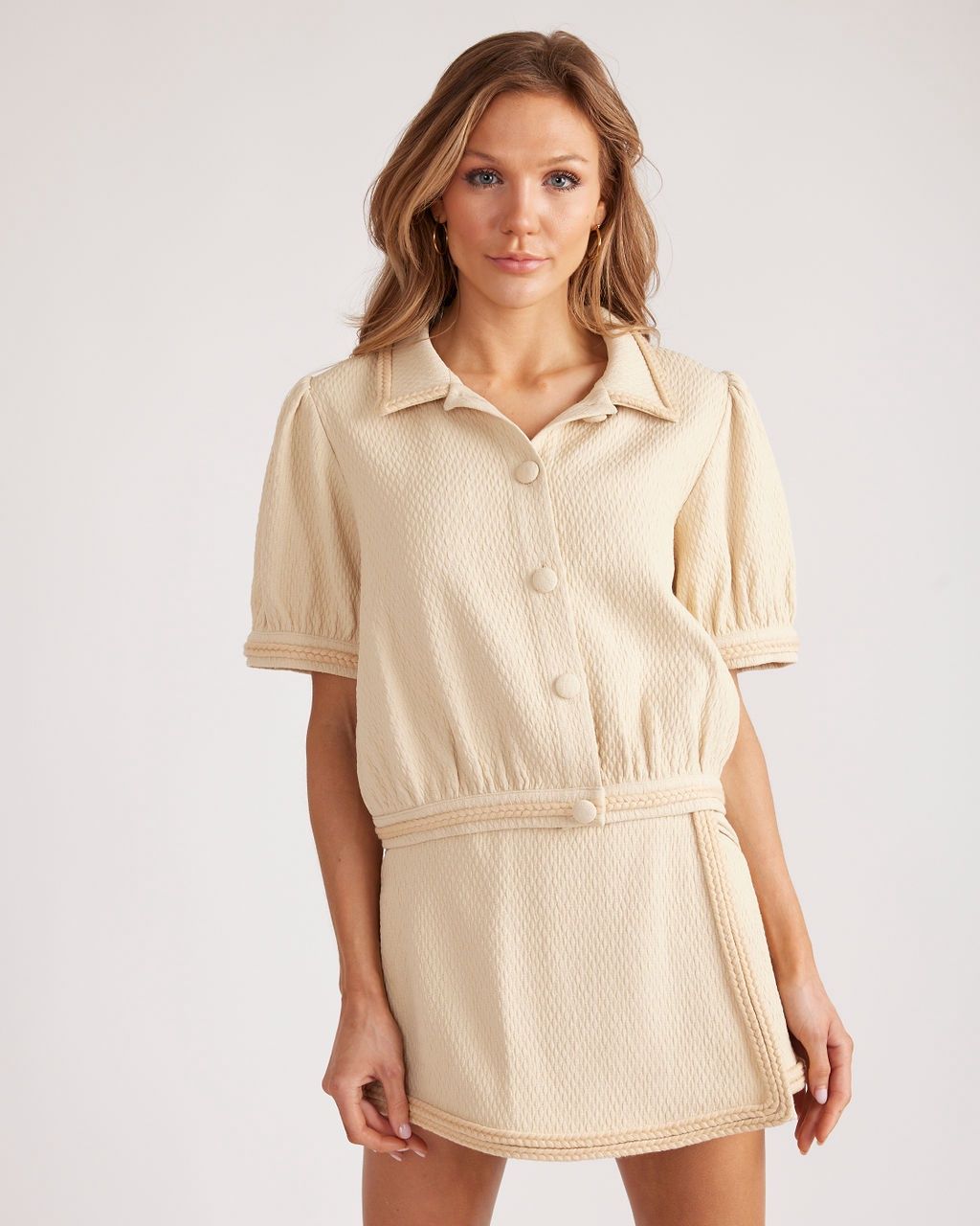 Wesley Top in Chalk, Size: XS