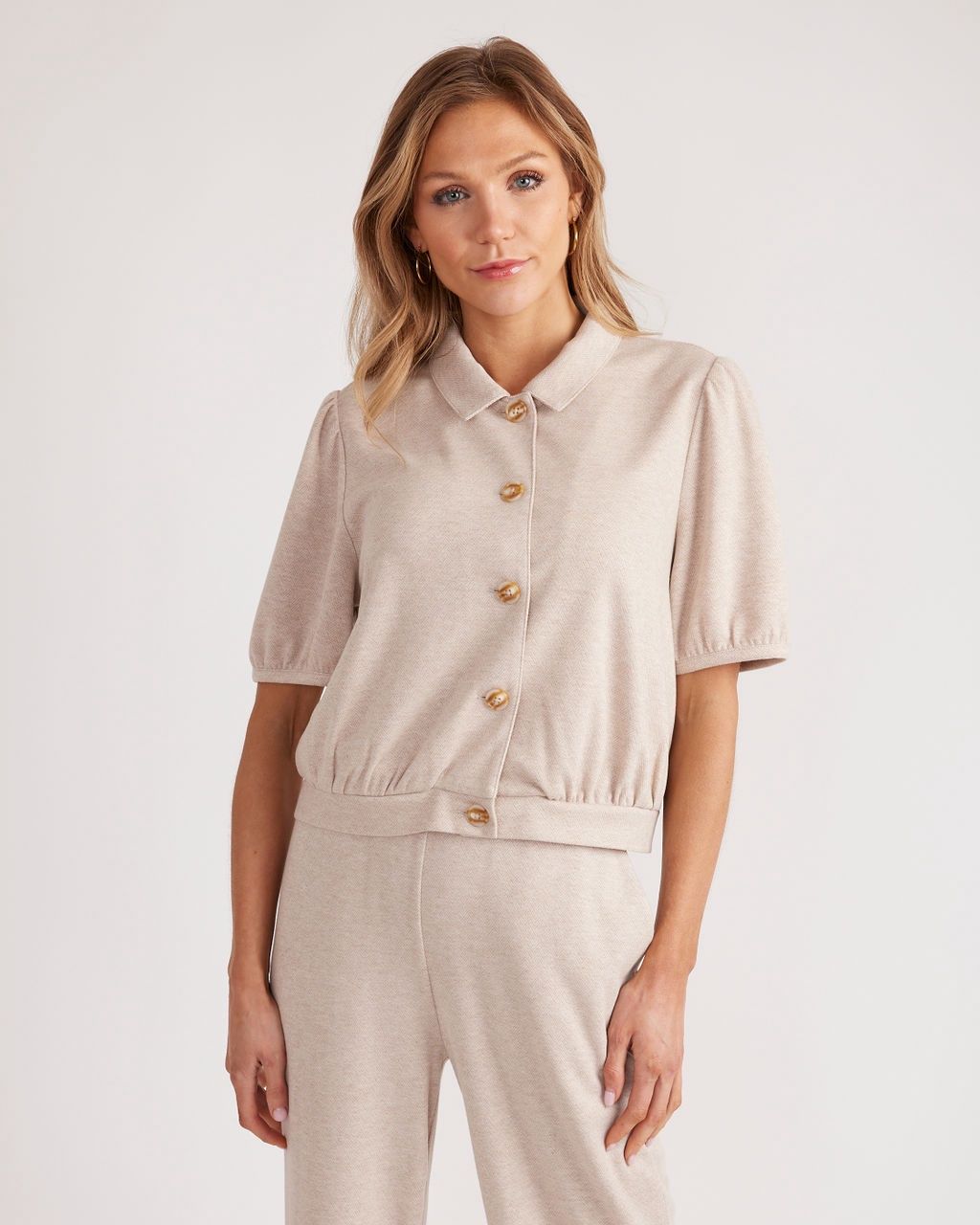 Wesley Top in Beige, Size: XS