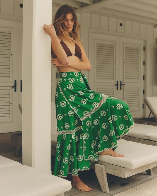 Marlo Skirt in Jade Green