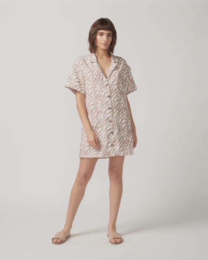 Ozel Mini Shirt Dress, Size: XS