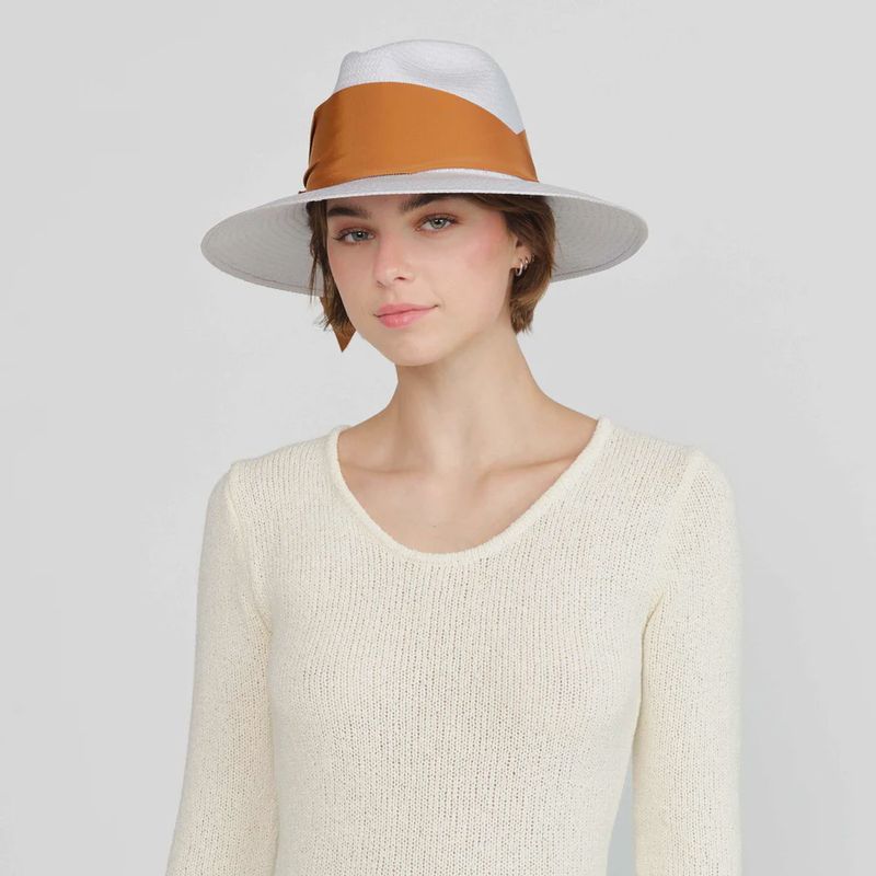 Gardenia Hat | Fog/Butterscotch