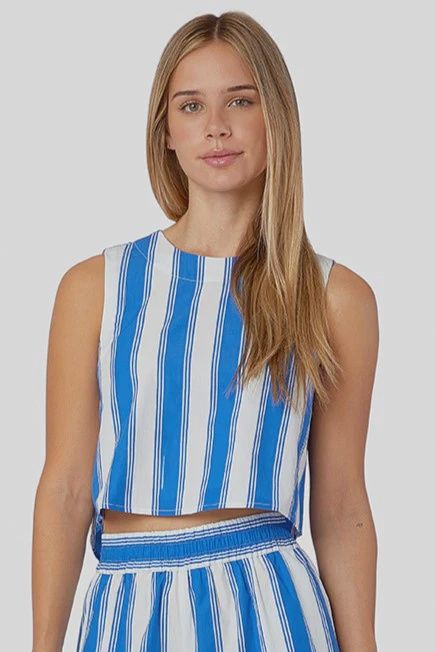 Crop Top in French Stripe