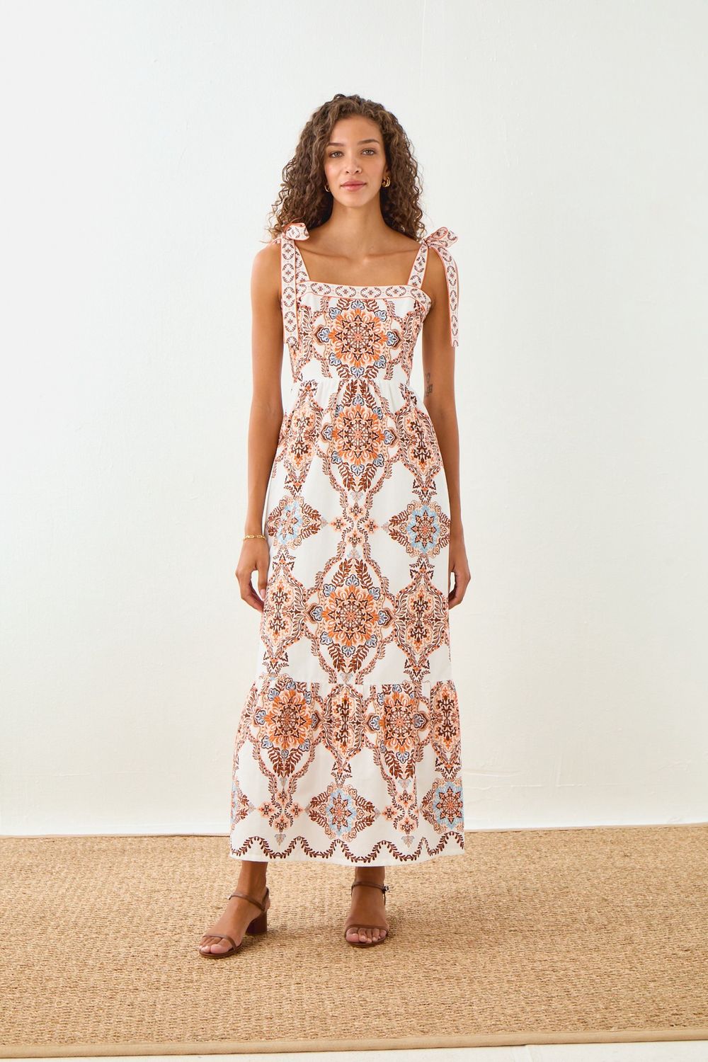Hanna Midi Dress in Soleil, Size: XS