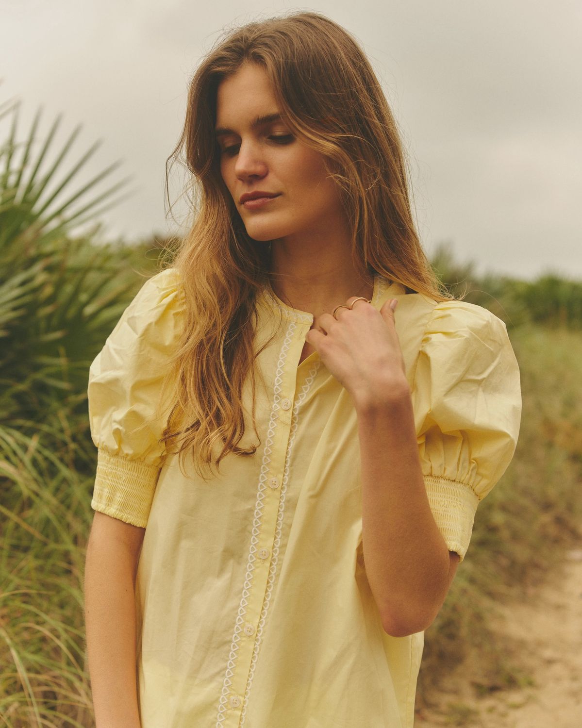 Milli Top in Pale Lemon