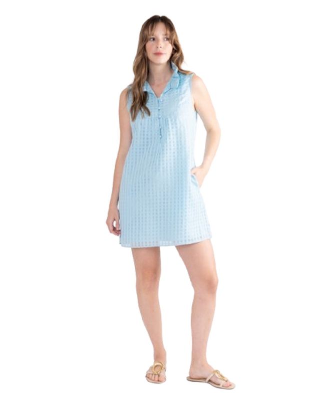 Glenda Dress in Soft Blue