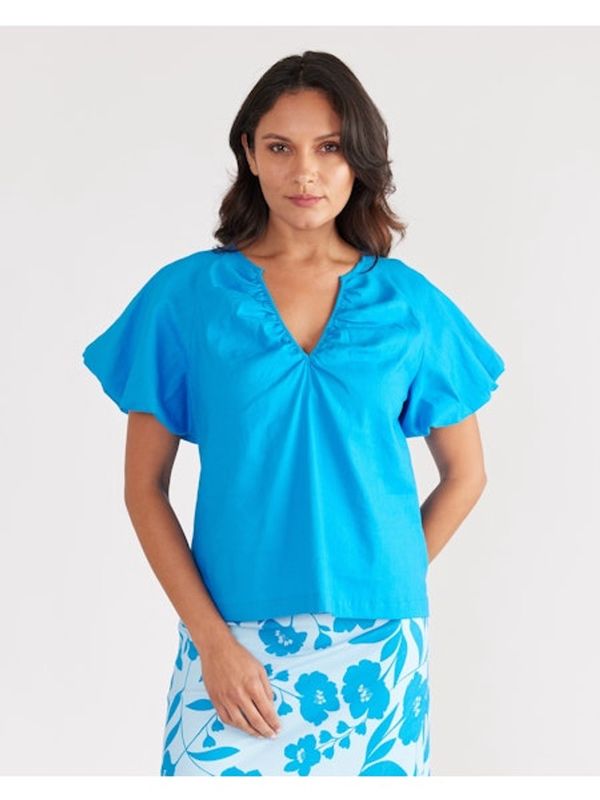 Cory Top in Blue Jay