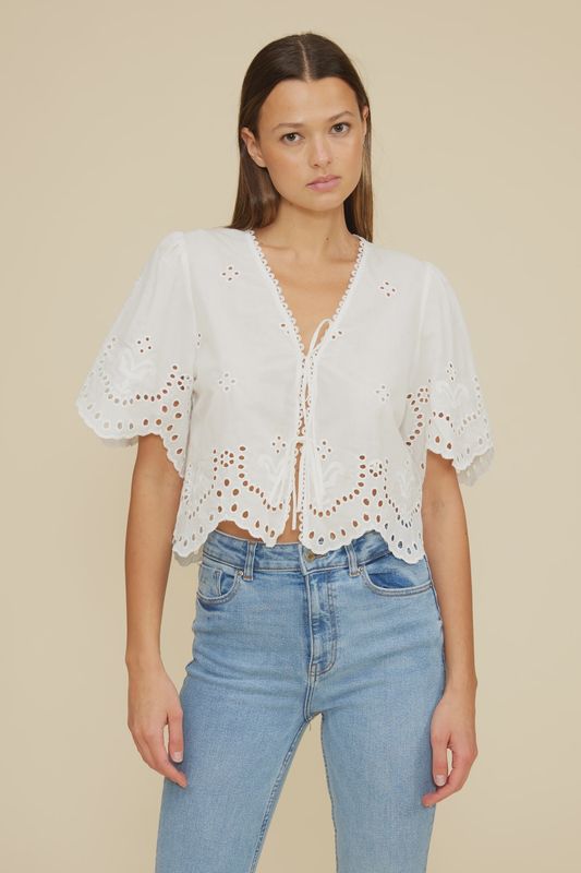 Loray Eyelet Top