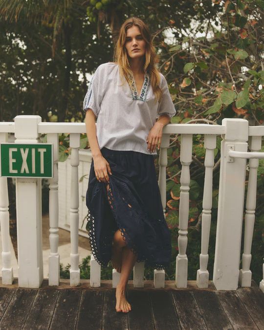 Sandra Top in Ivory