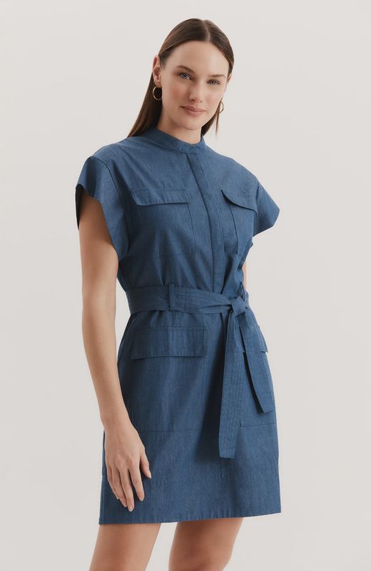 Wendy Denim Shirtdress