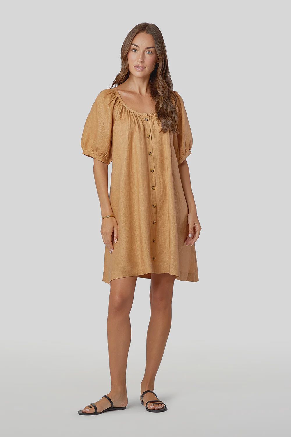 Day Dress in Bean, Size: XS