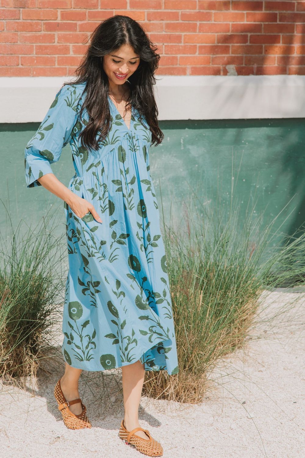 Ingrid Dress in Poppy