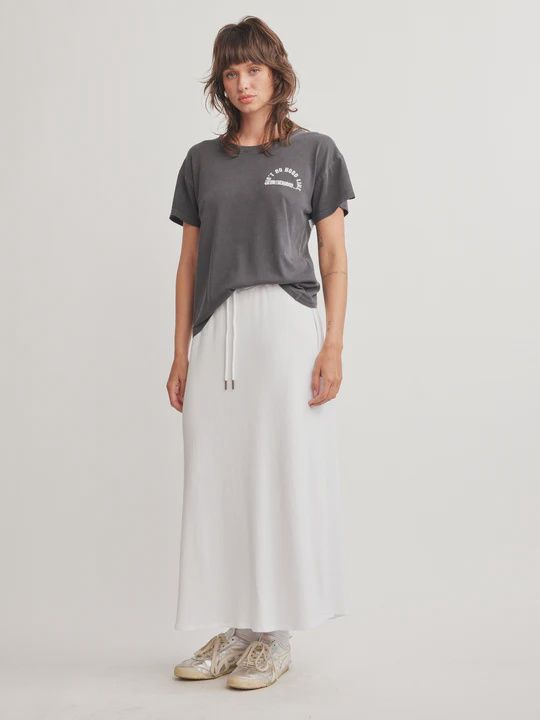 Holland Slim Skirt in White