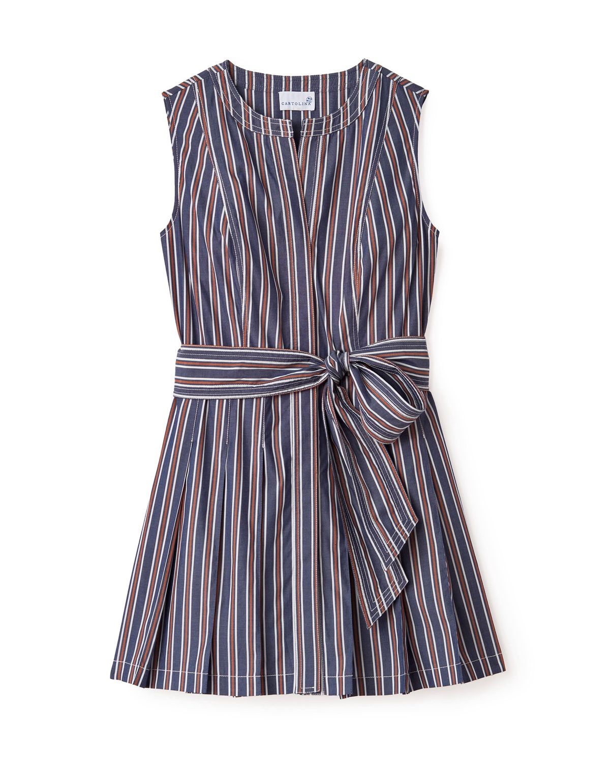 Hadley Romper in Navy Stripe, Size: XS