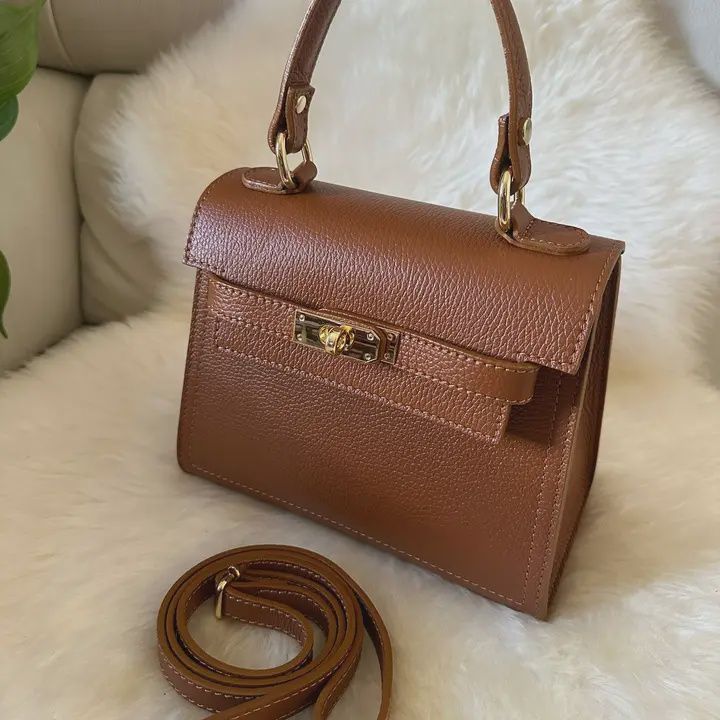 Borsa Handbag, Color: Cognac