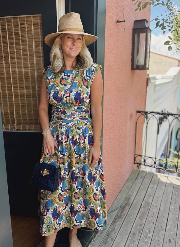 Seaside Harvest Top and Skirt Set