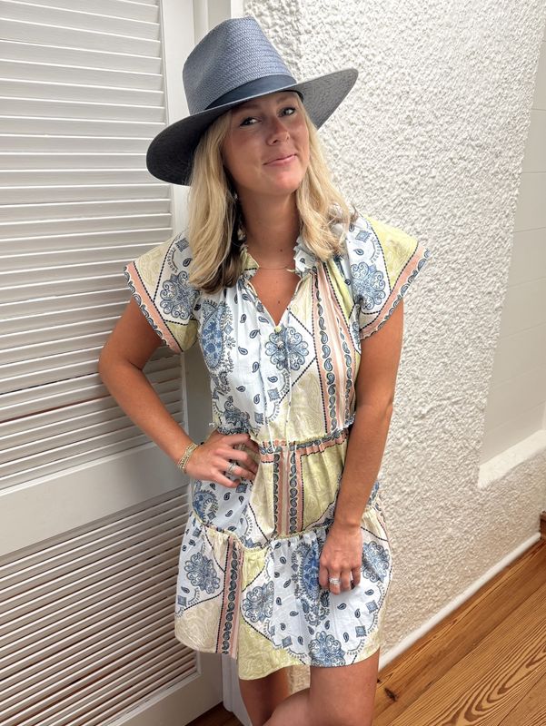 Dayna Dress in Apple Bandana