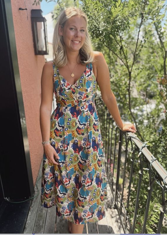 Seaside Harvest Midi Dress