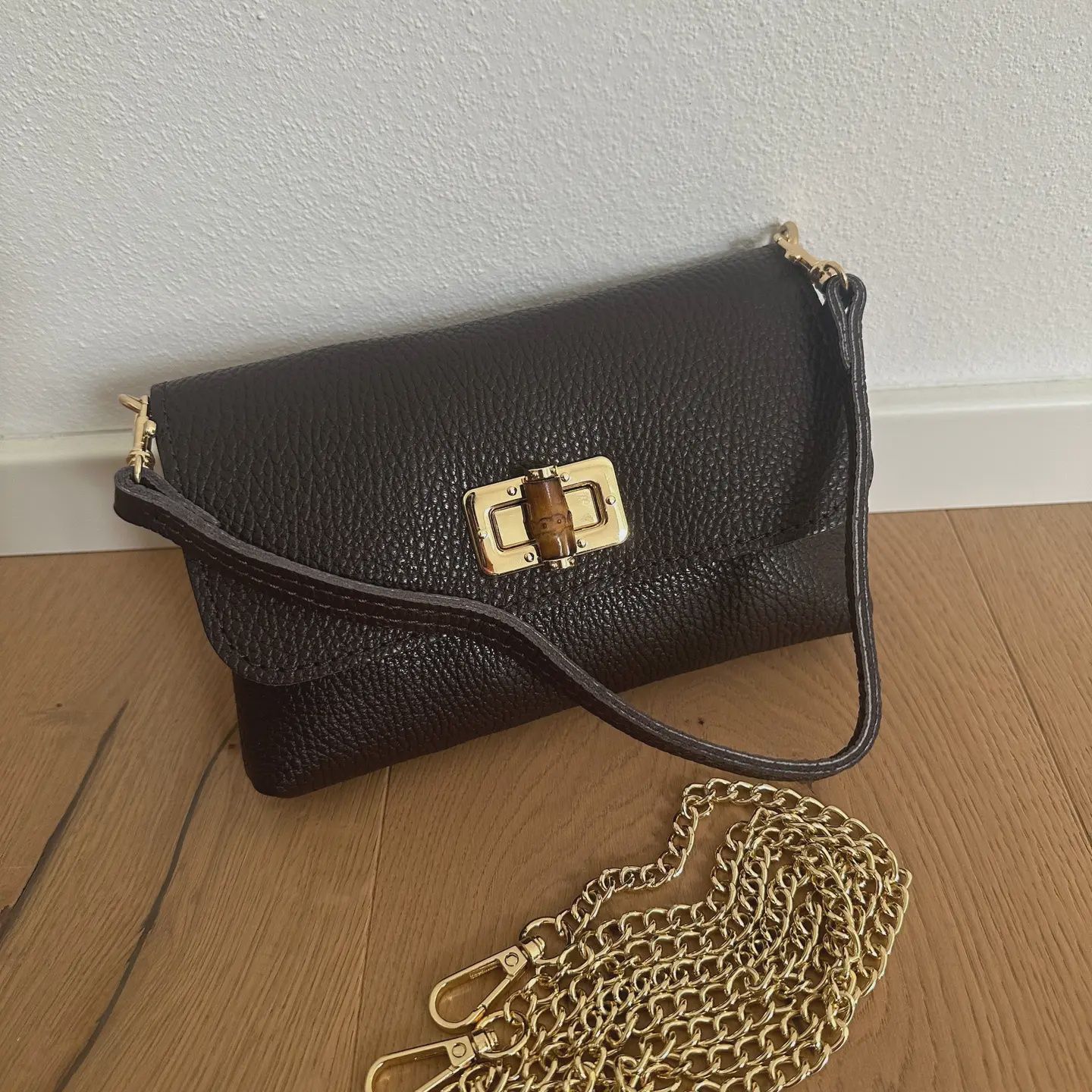 Vicky Mini Bag, Color: Dark Brown