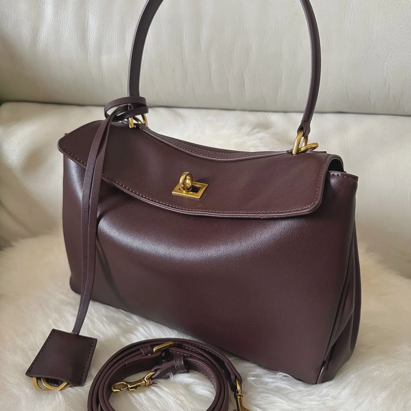 Texas Medium Bag, Color: Burgundy