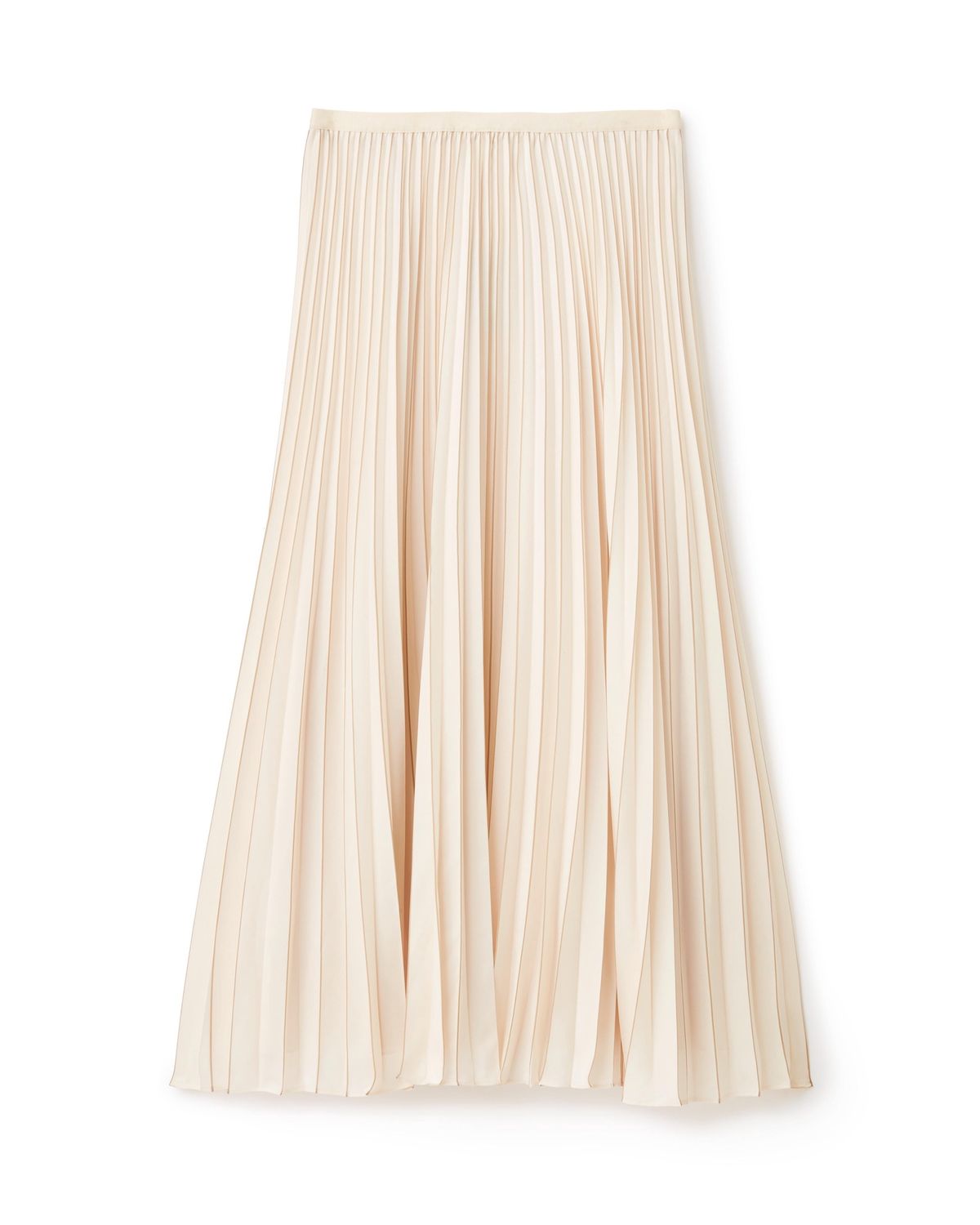 Claudia Pleated Skirt in Ecru, Size: XS