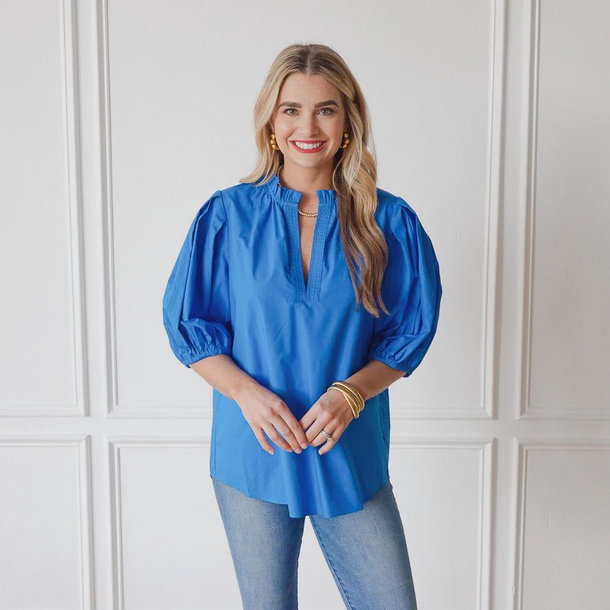 Anna Top in Royal, Size: Size 1