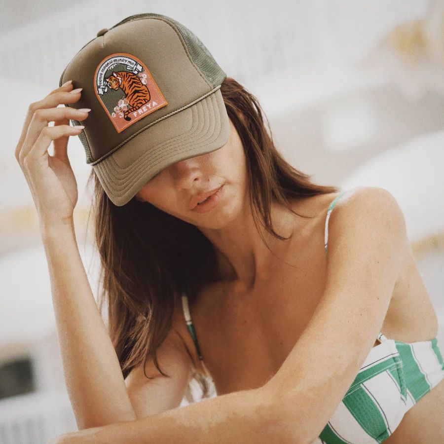 Eenie Meenie Miney Mo Trucker Hat, Color: Olive