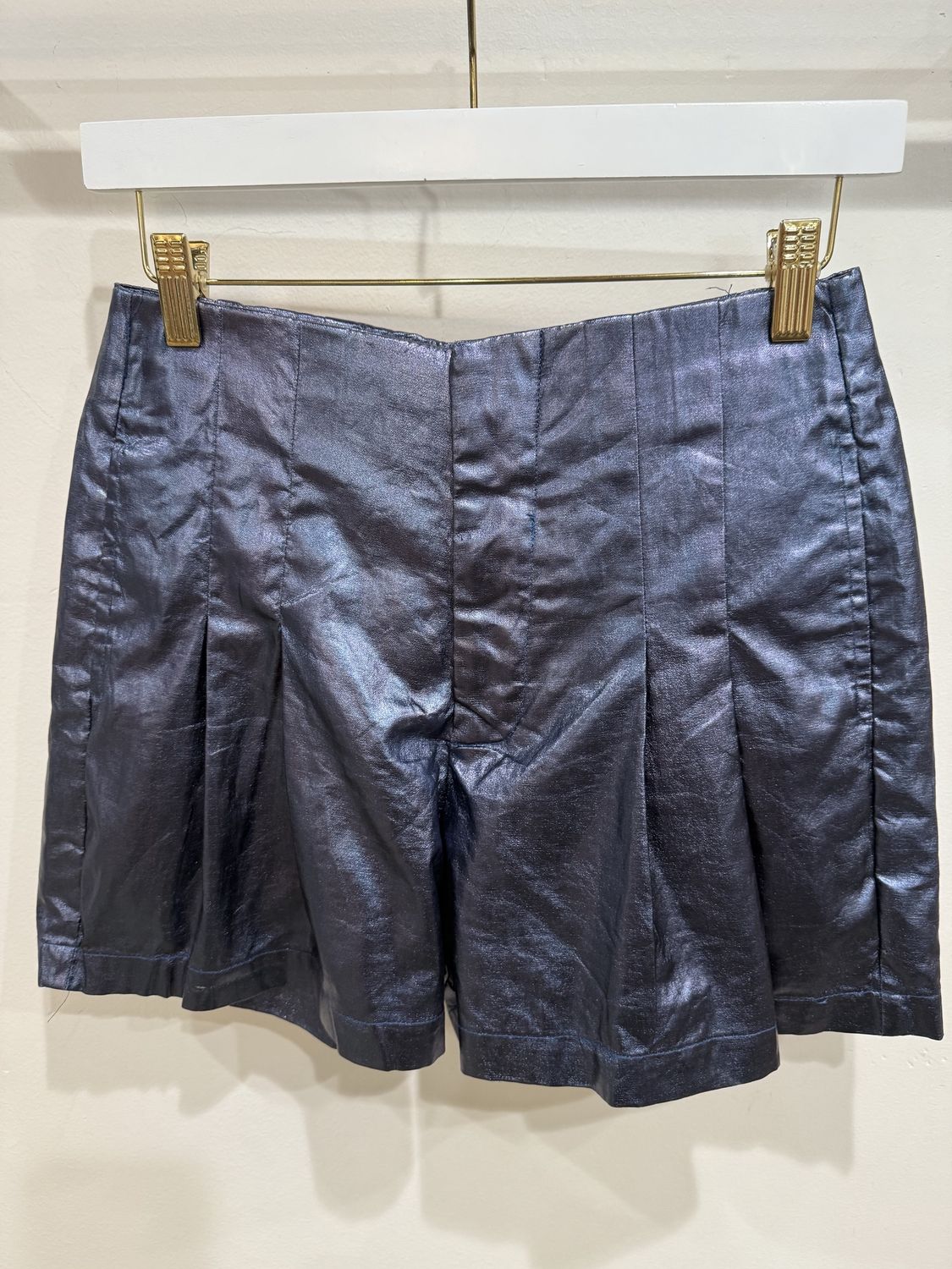 Frida Metallic Short | Midnight Blue, Size: XS
