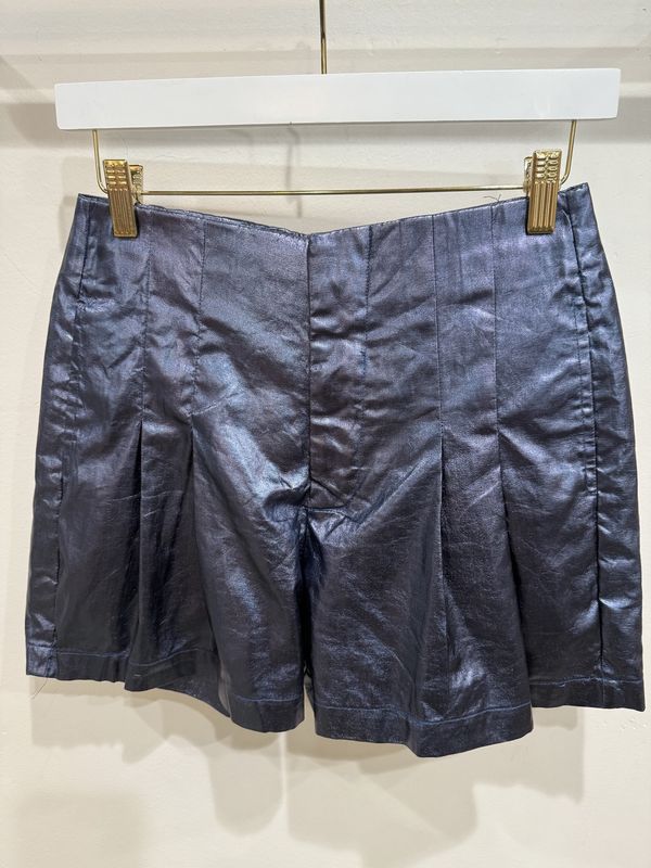 Frida Metallic Short | Midnight Blue