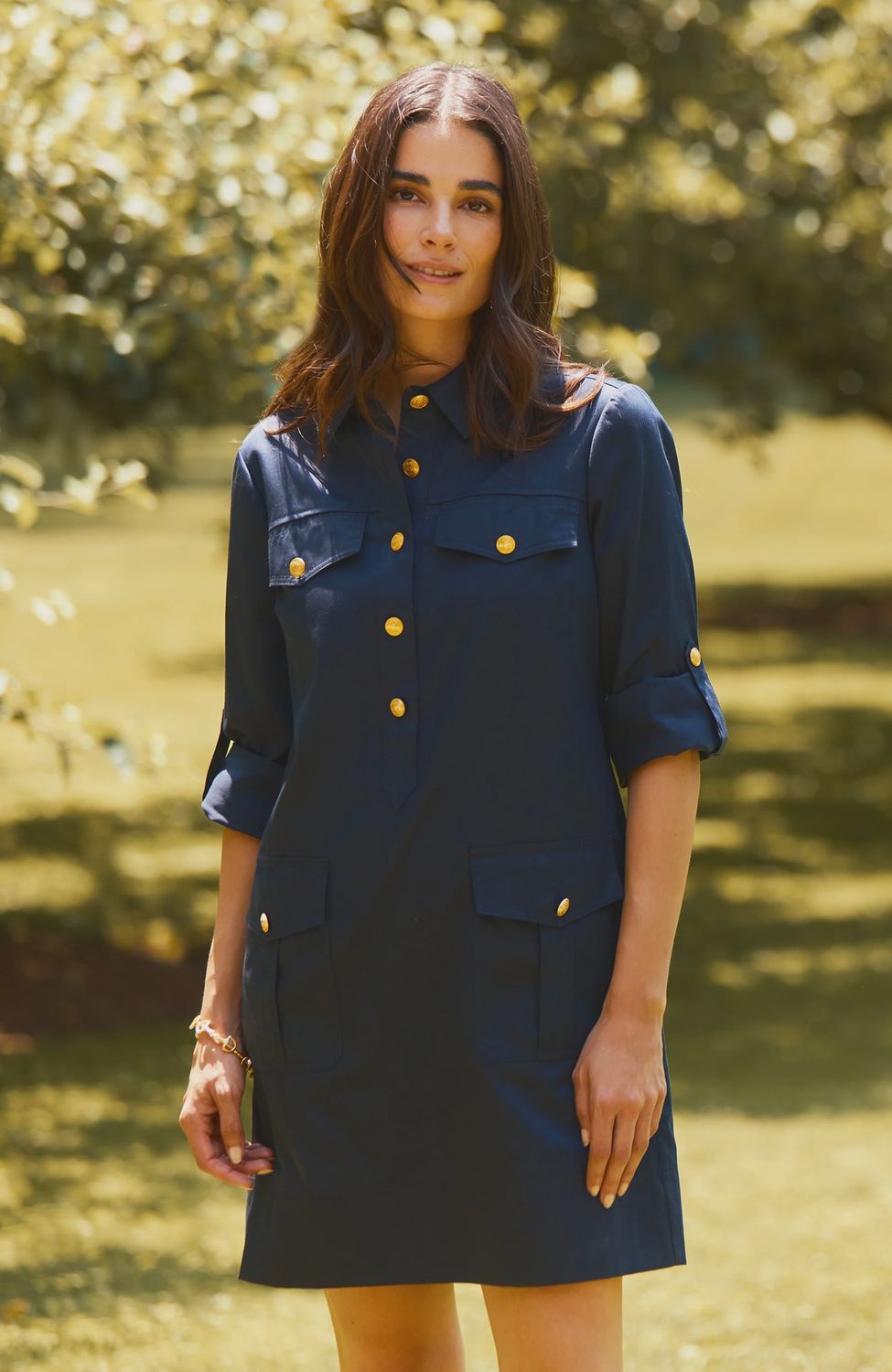 Rory Cotton Shirtdress, Size: 4