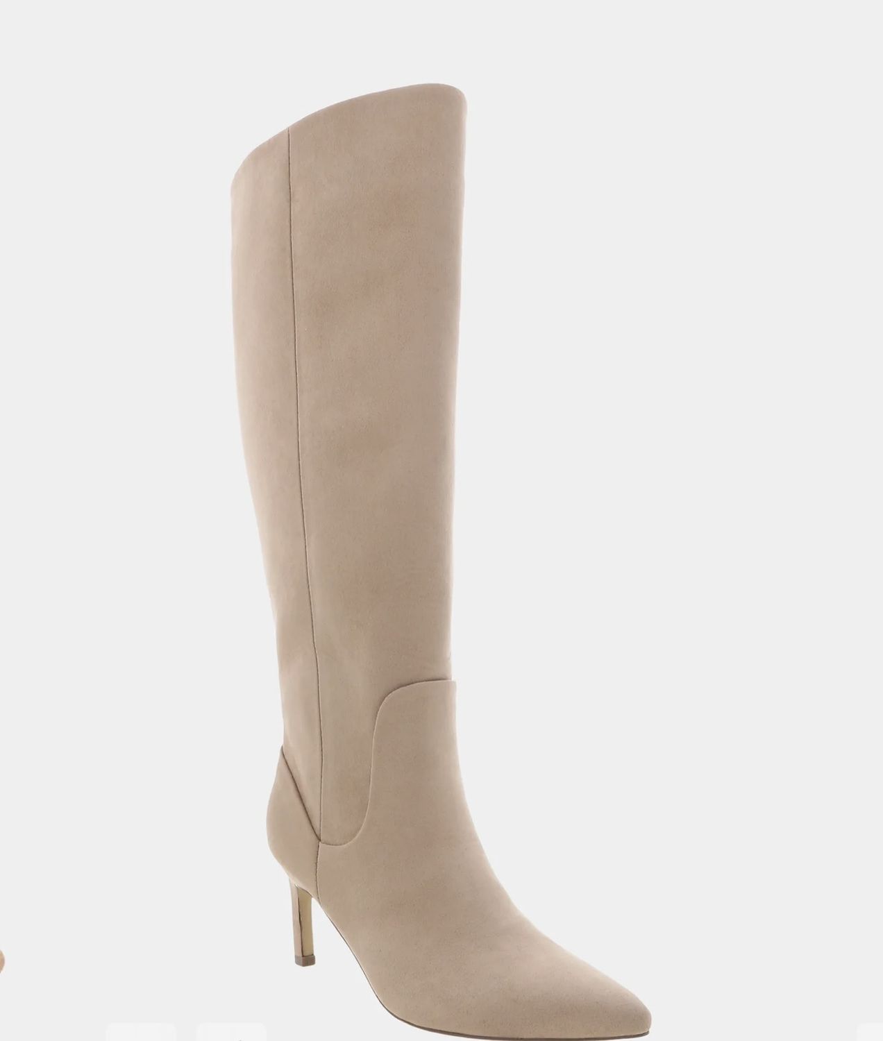 Huda Boot in Porcini Suede, Size: 6