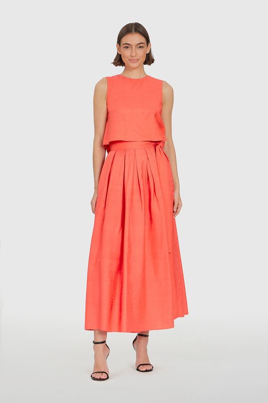 Asha Skirt in Cranberry