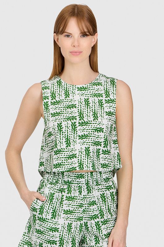 Crop Top in Sweetgrass