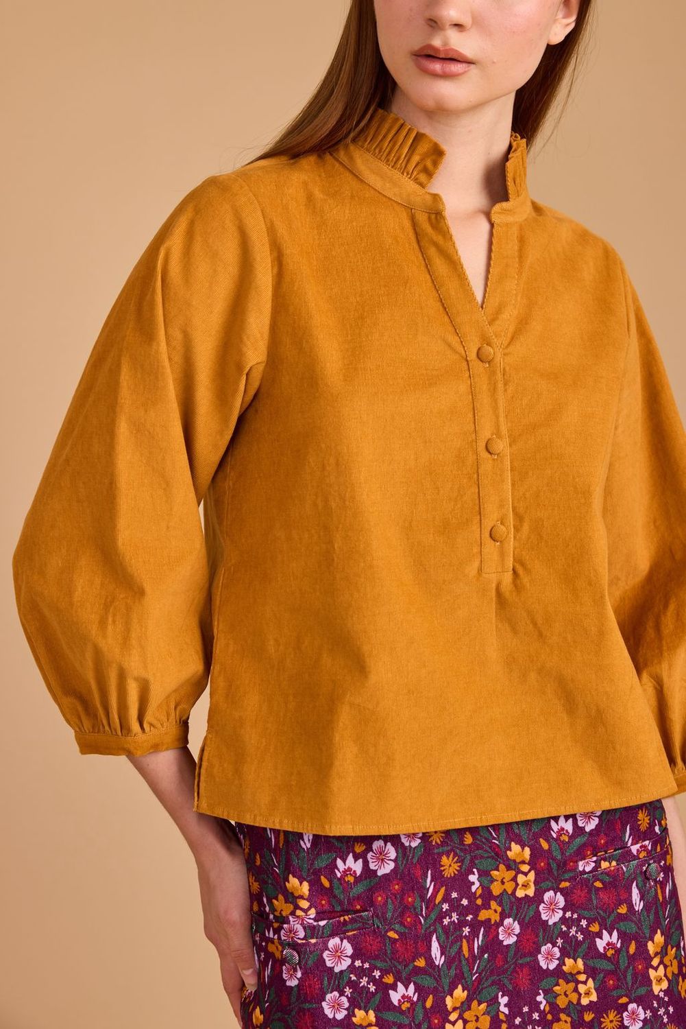 Daniella Top in Amber, Size: XS