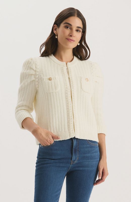 Liza Jacket in Ivory