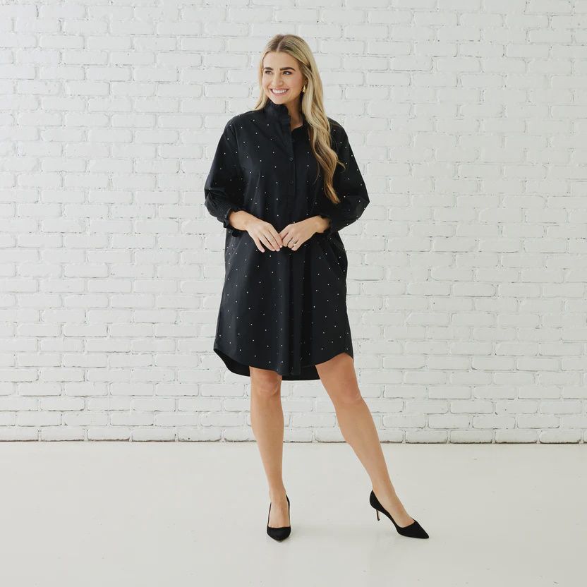 Kimberly Sparkle Dress Black, Size: Size 1 (0-4)