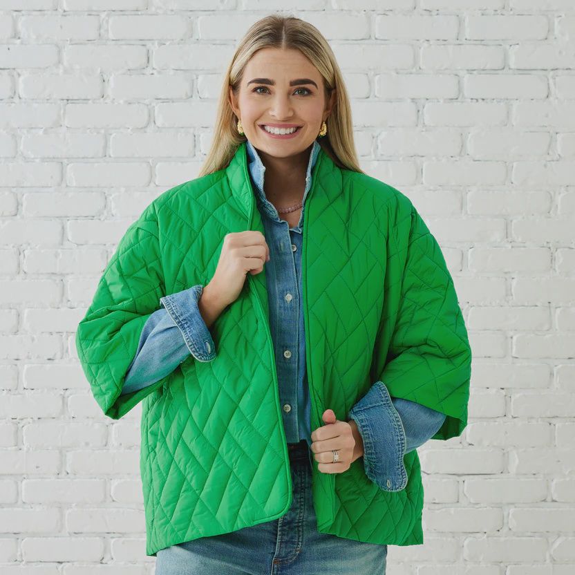 Penny Puffer Kelly Green, Size: Size 1 (0-4)