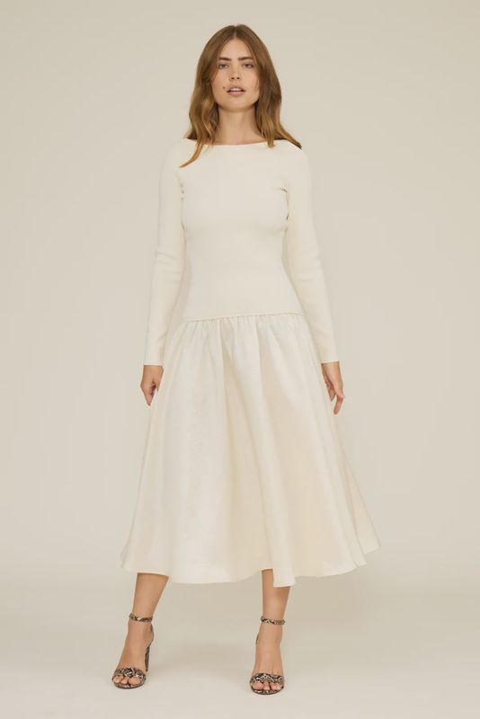 Elsa Mixed Media Dress