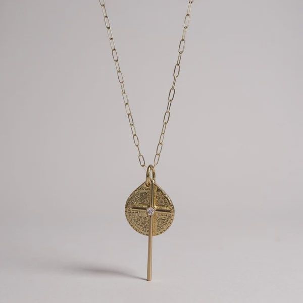 Lords Prayer Latin Cross Chain