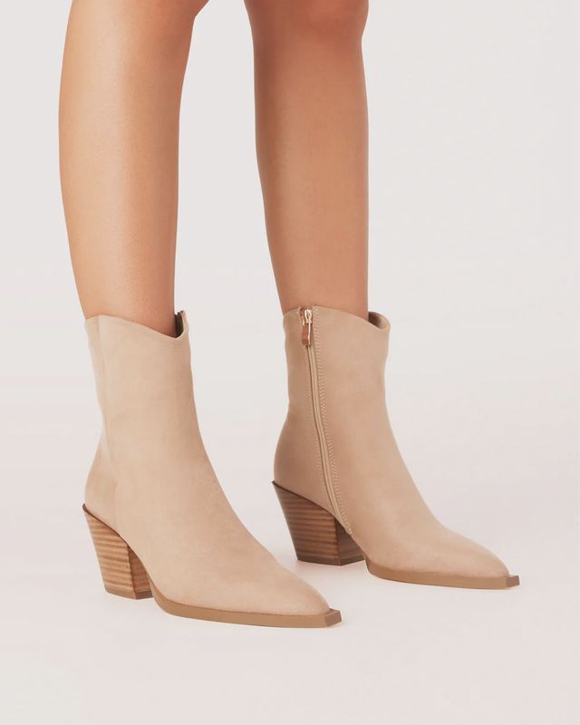 Maysa Boot in Porcini Suede