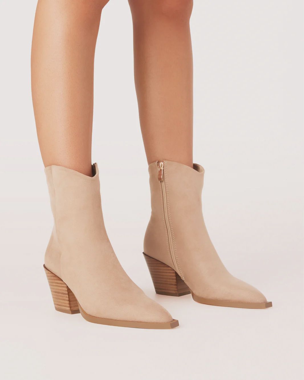 Maysa Boot in Porcini Suede, Size: 6