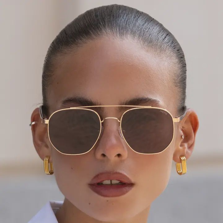 Austin Sunglasses, Color: Gold/Brown