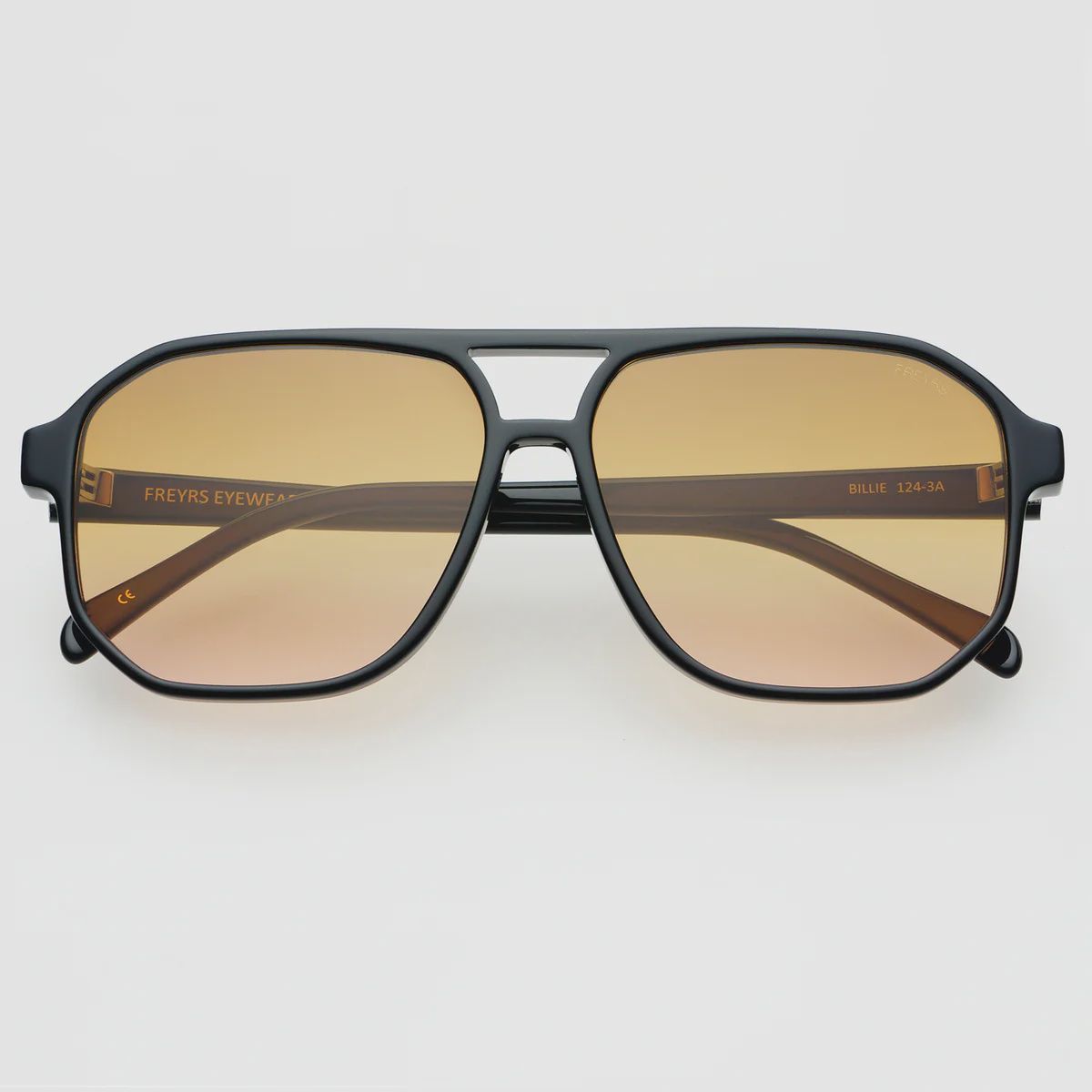 Billie Sunglasses, Colour: Black/Brown