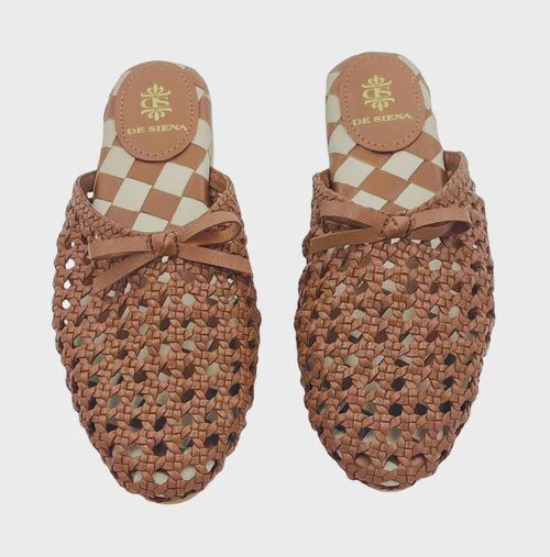 Woven Mesh Slippers, Size: 37