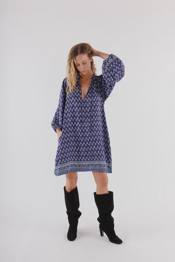 Aadhya Navy Dress, Size: XS