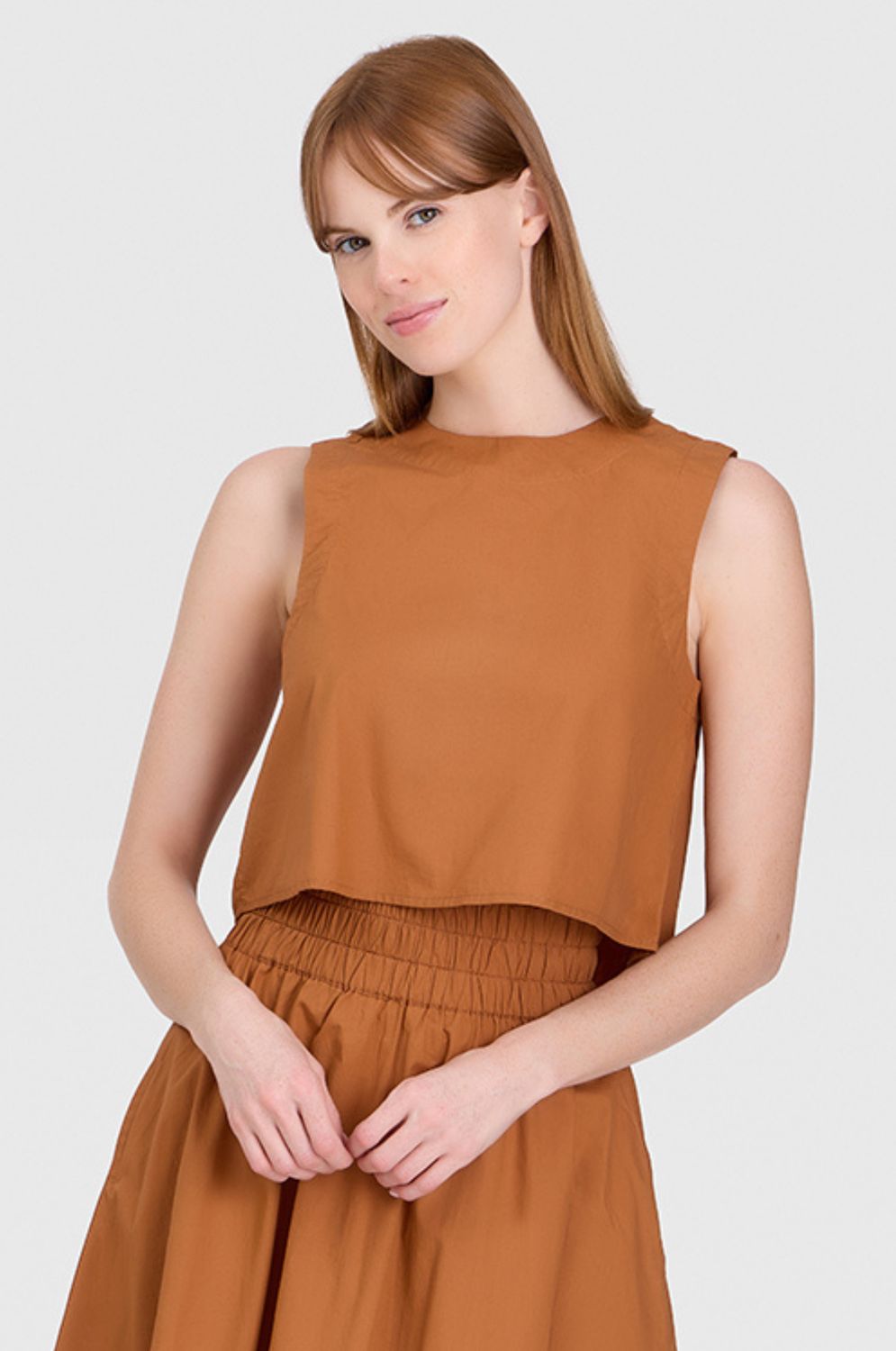 Crop Top in Brown, Size: XS