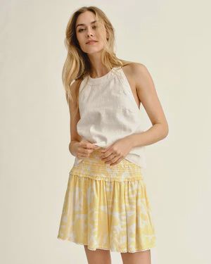 Brant Tank in White, Size: XS